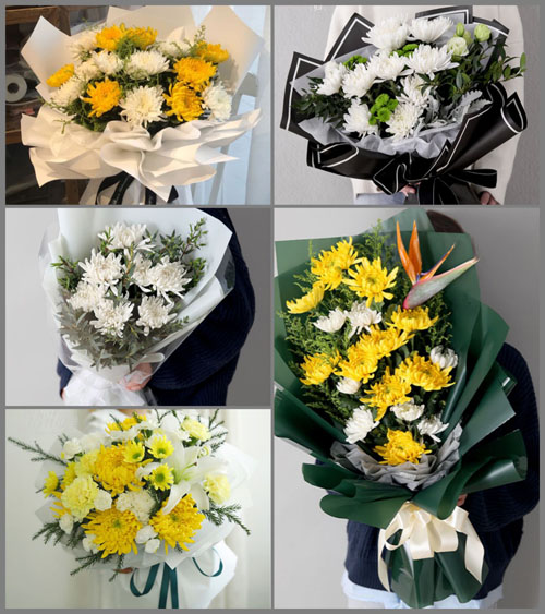 江苏宿迁泗洪县石集乡白事花束代送